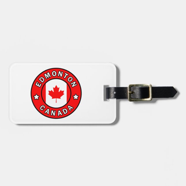 Edmonton Canada Luggage Tag (Front Horizontal)
