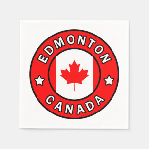 Edmonton Canada Paper Napkins