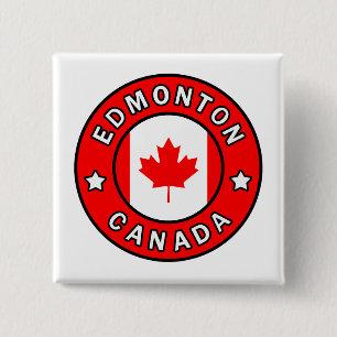Edmonton Canada Pinback Button