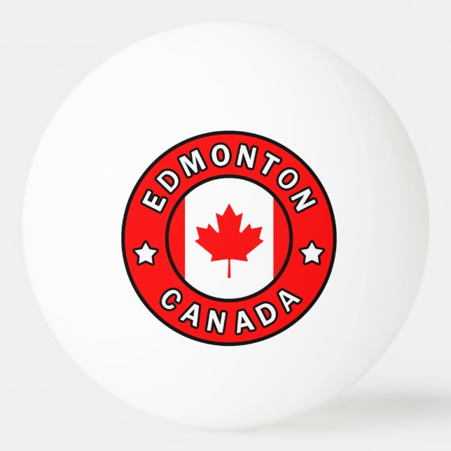 Edmonton Canada Ping-Pong Ball (Front)