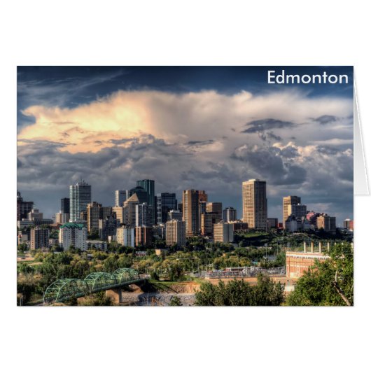 Edmonton, Canada skyline Cards (Front Horizontal)