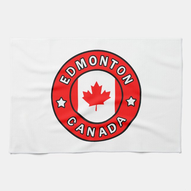 Edmonton Canada Towel (Horizontal)