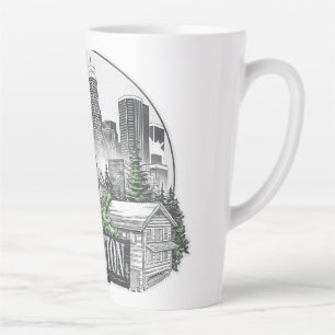 Edmonton City Canada Latte Mug