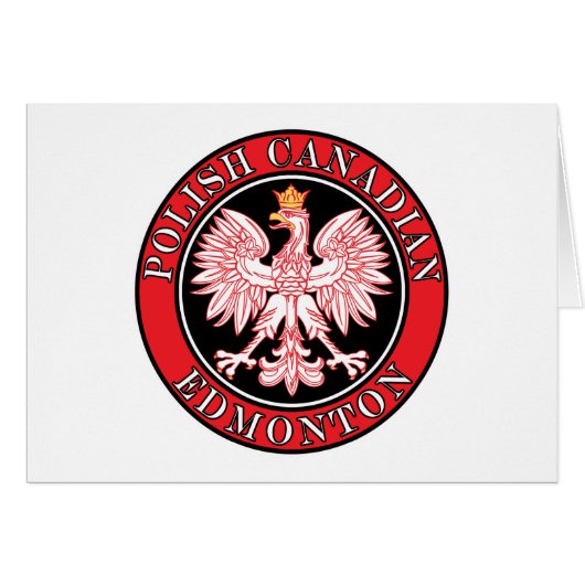 Edmonton Polish Canadian Eagle Cards (Front Horizontal)