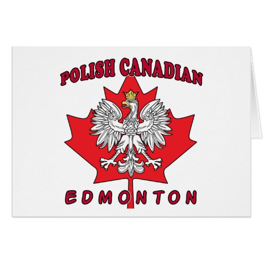 Edmonton Polish Canadian Leaf Cards (Front Horizontal)