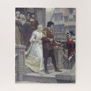 'Edmund Blair Leighton' Wedding Painting Jigsaw Puzzle