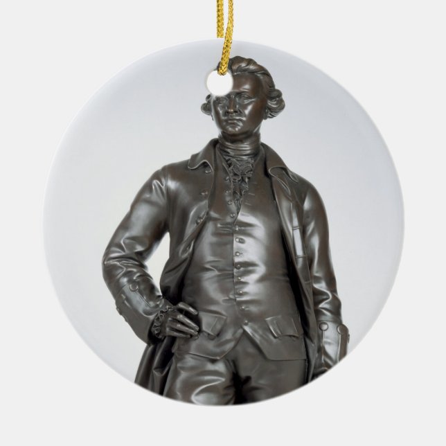 Edmund Burke (1729-97) 1865 (bronze) Ceramic Ornament (Front)