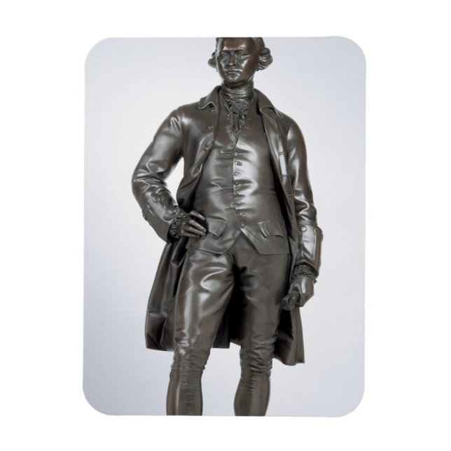 Edmund Burke (1729-97) 1865 (bronze) Magnet (Vertical)