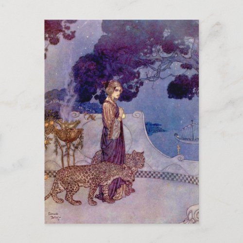Edmund Dulac _ Circe The Enchantress Postcard