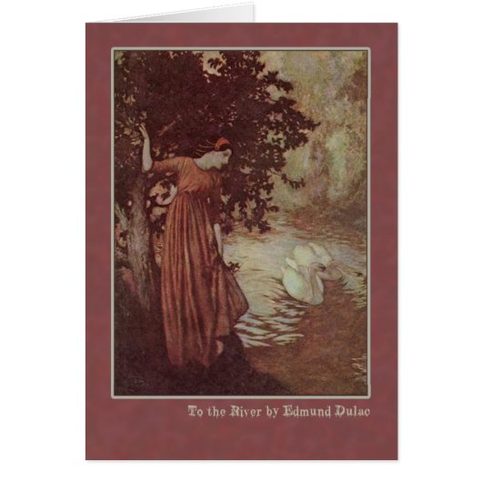 Edmund Dulac Illustrates Edgar Allan Poe Cards (Front)