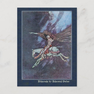Edmund Dulac Illustrates Edgar Allan Poe Postcard