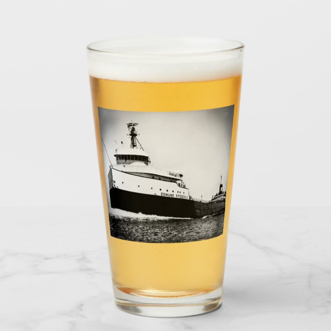 Edmund Fitzgerald Glass (Front Filled)