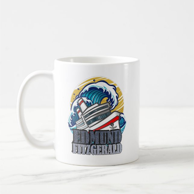 Edmund Fitzgerald | Tribute to the Legendary Ship Coffee Mug (Left)