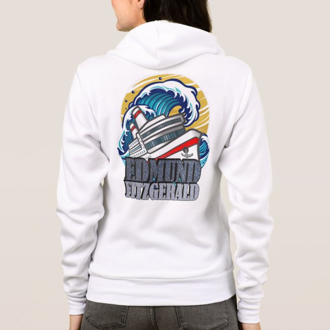 Edmund Fitzgerald | Tribute to the Legendary Ship Hoodie (Back)