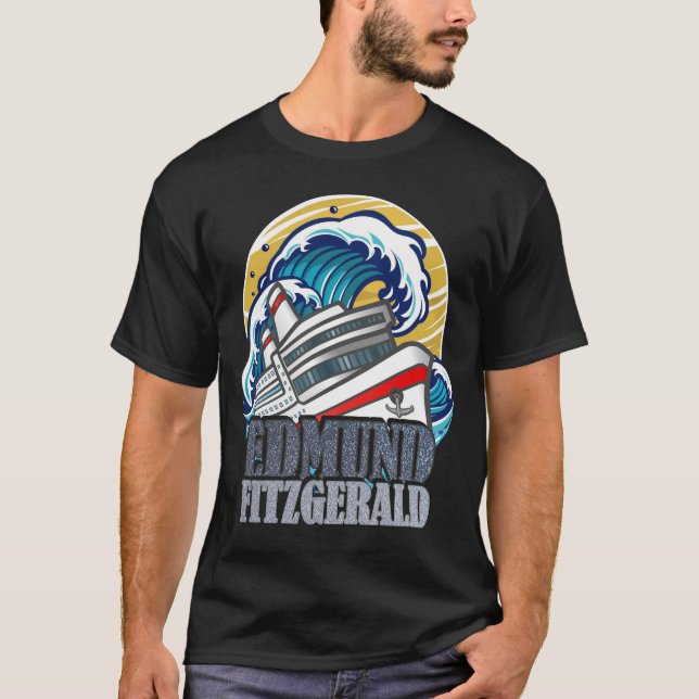 Edmund Fitzgerald | Tribute to the Legendary Ship T-Shirt (Front)