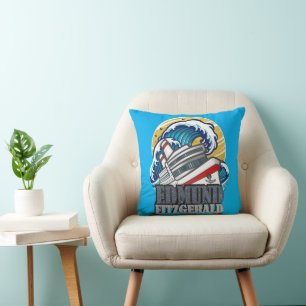 Edmund Fitzgerald Tribute to the Legendary Ship Throw Pillow