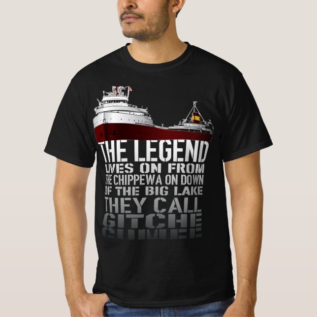 Edmund Fitzgerald Unisex for Men Women. T-Shirt (Front)