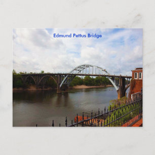 Edmund Pettus Bridge in Selma, Alabama Postcard
