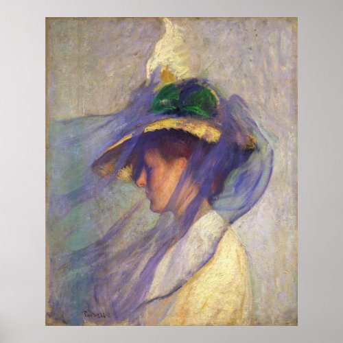 Edmund Tarbell _ The Blue Veil Poster