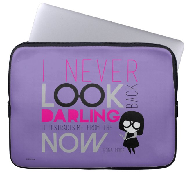 Edna Mode - I Never Look Back Laptop Sleeve (Front)
