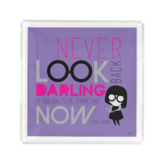 Edna Mode - I Never Look Back Serving Tray
