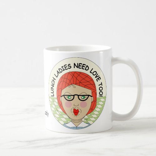 Edna The Lunch Lady Cartoons Coffee Mug