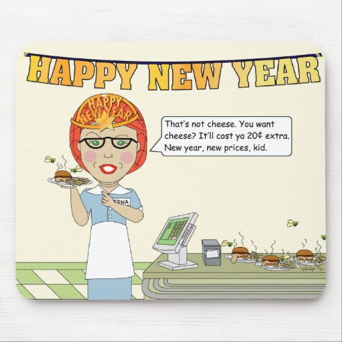 Edna The Lunch Lady Cartoons Mouse Pad