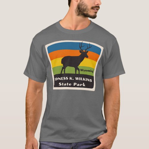 Edness K Wilkins State Park Wyoming Roaming Deer T_Shirt