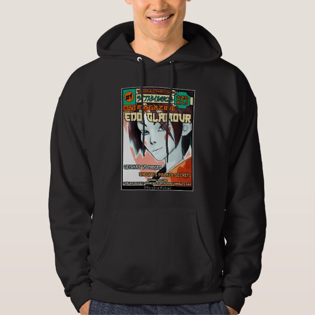 Edo Glamour The Fight of Geishas Against Ninjas in Hoodie (Front)