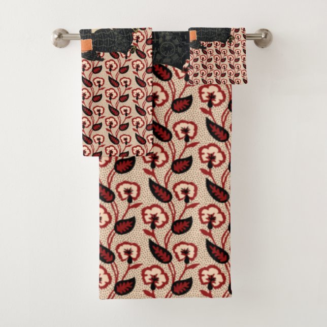 Edo no Hana Kodomo Asobi "Gobankumi-Egumi" Bath Towel Set (Insitu)