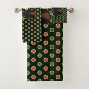 Edo no Hana Kodomo Asobi "Gobankumi-Shigumi" Bath Towel Set