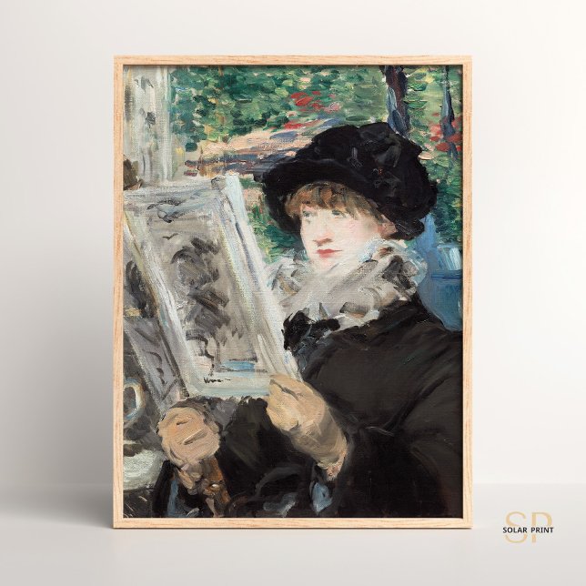 Edouard Édouard Manet Woman Reading Painting Art Poster (Creator Uploaded)