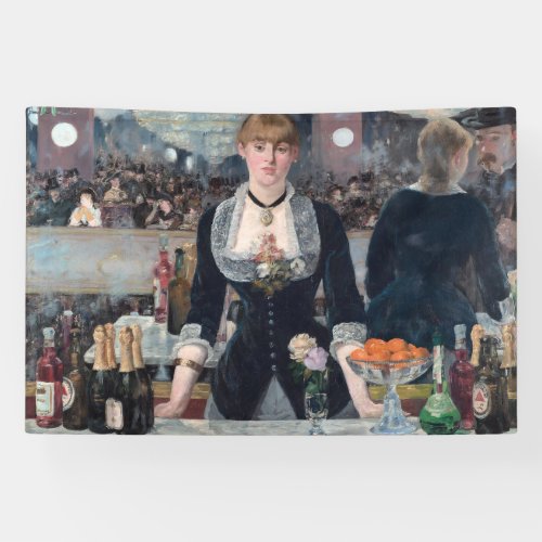 Edouard Manet _ A Bar at the Folies_Bergere Banner