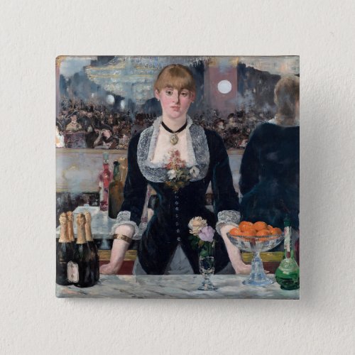 Edouard Manet _ A Bar at the Folies_Bergere Button