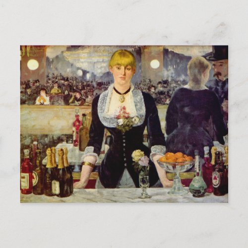 Edouard Manet _ A Bar at the Folies_Bergere Card
