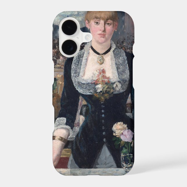 Edouard Manet - A Bar at the Folies-Bergere Case-Mate iPhone Case (Back)