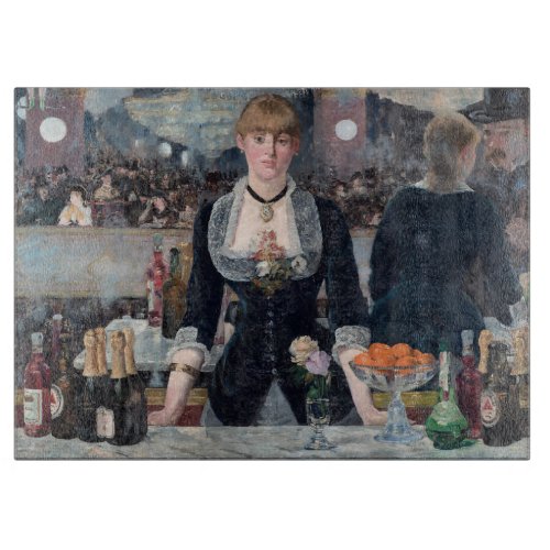 Edouard Manet _ A Bar at the Folies_Bergere Cutting Board