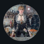 Edouard Manet - A Bar at the Folies-Bergere Dart Board<br><div class="desc">A Bar at the Folies-Bergere / Un bar aux Folies Bergere - Edouard Manet in 1882</div>