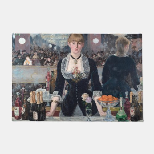 Edouard Manet _ A Bar at the Folies_Bergere Doormat