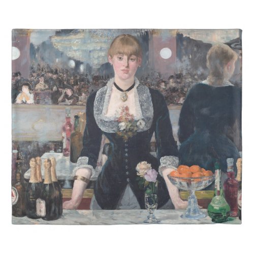 Edouard Manet _ A Bar at the Folies_Bergere Duvet Cover