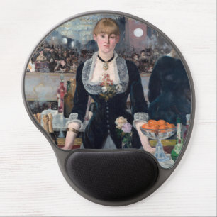 Edouard Manet - A Bar at the Folies-Bergere Gel Mouse Pad