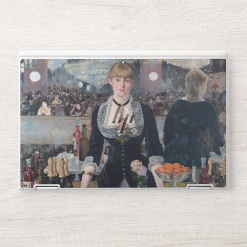 Edouard Manet _ A Bar at the Folies_Bergere HP Laptop Skin