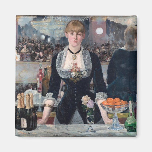 Edouard Manet - A Bar at the Folies-Bergere Magnet (Front)