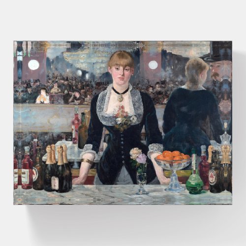 Edouard Manet _ A Bar at the Folies_Bergere Paperweight