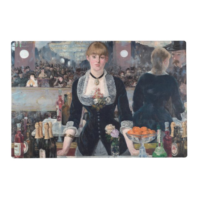Edouard Manet - A Bar at the Folies-Bergere Placemat (Front)