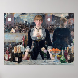 Edouard Manet - A Bar at the Folies-Bergere Poster