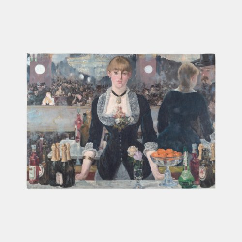 Edouard Manet _ A Bar at the Folies_Bergere Rug