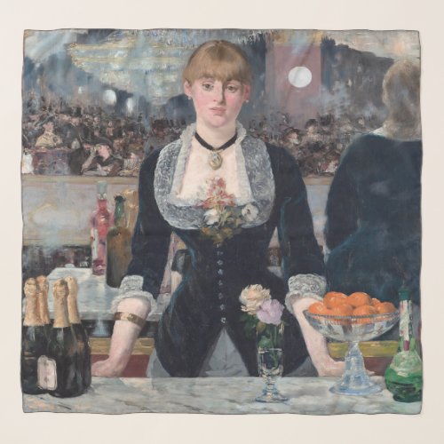 Edouard Manet _ A Bar at the Folies_Bergere Scarf