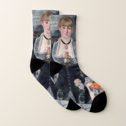 Edouard Manet _ A Bar at the Folies_Bergere Socks