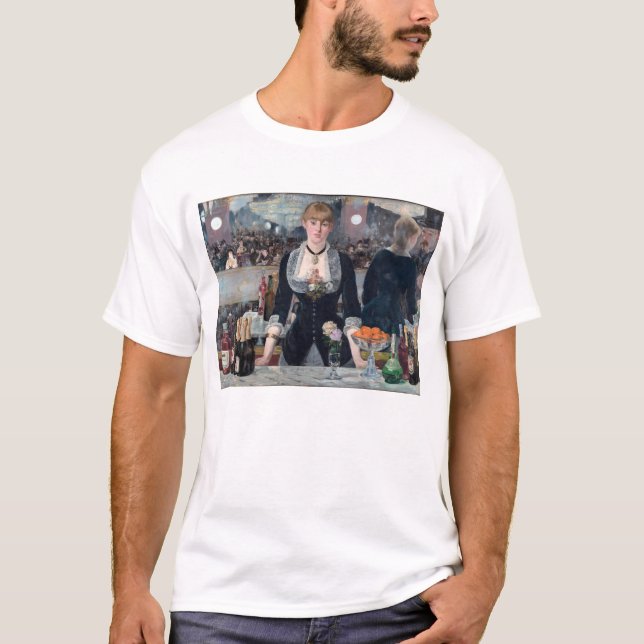 Edouard Manet - A Bar at the Folies-Bergere T-Shirt (Front)